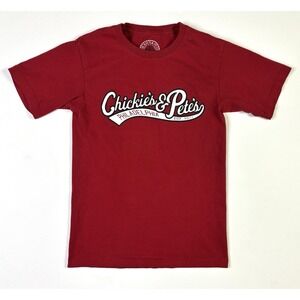 Chickie's & Pete's T-Shirt Adult Small Philadelphia Red Crab Fries